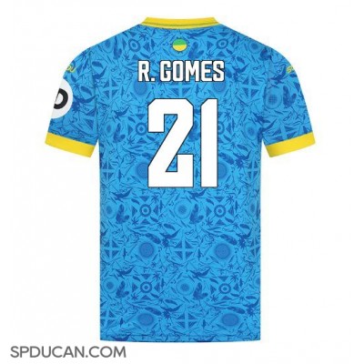 Muški Nogometni Dres Wolves Rodrigo Gomes #21 Rezervni 2025-26 Kratak Rukav Muški Nogometni Dres Wolves Rodrigo Gomes #21 Rezervni 2025-26 Kratak Rukav